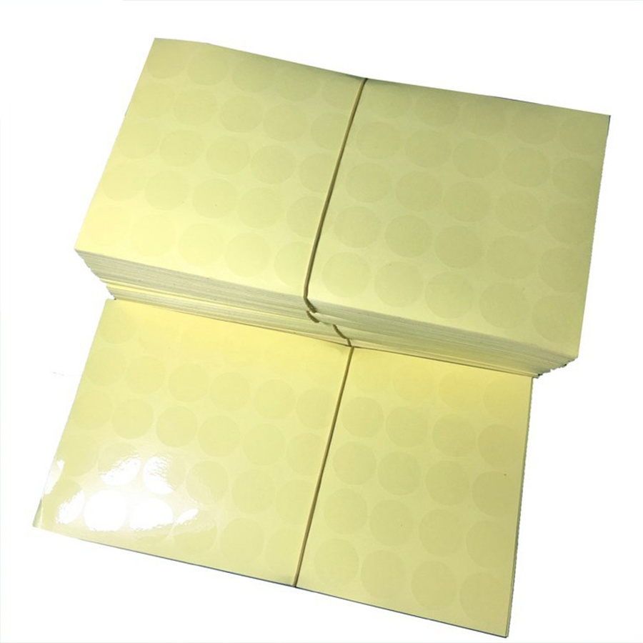 Roll Clear Package Seals Stickers Envelope Seals for Mailing Round Circle Wafer Seal Labels Transparent Envelope Tab Sealer