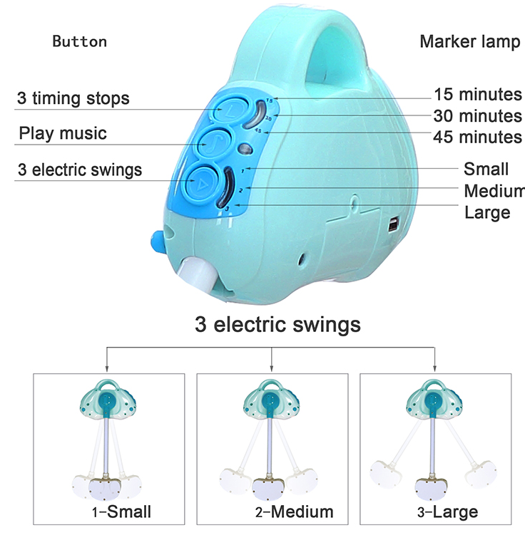 Baby Swing Hammock,Electric Swing Bed,Infant Hammock Cradle Swing