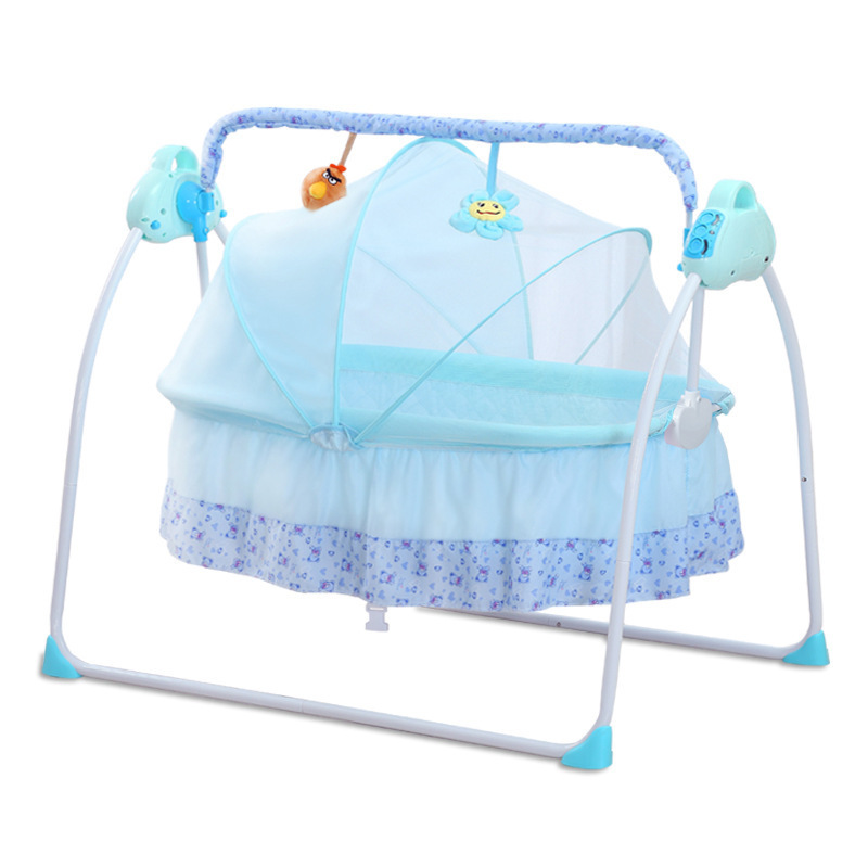 Electric Baby Swing Bassinet Baby Cradle With Timer And Different Rocking Speed Baby Rocker