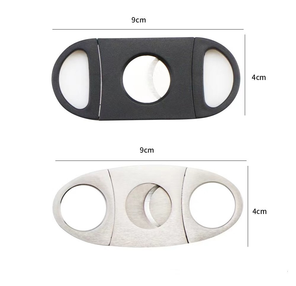 Stainless Steel Table Custom Scissor Water Drops Shape Stainless Steel Double Blade Cigar Cutter Scissors Cigar Cutters Knife