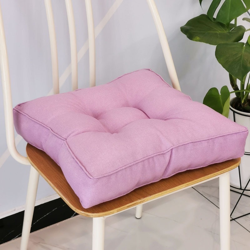 Customized Comfortable Polyester Swing Chair Cushion Seat Memory Foam Pads Thicken Square Floor Cushion