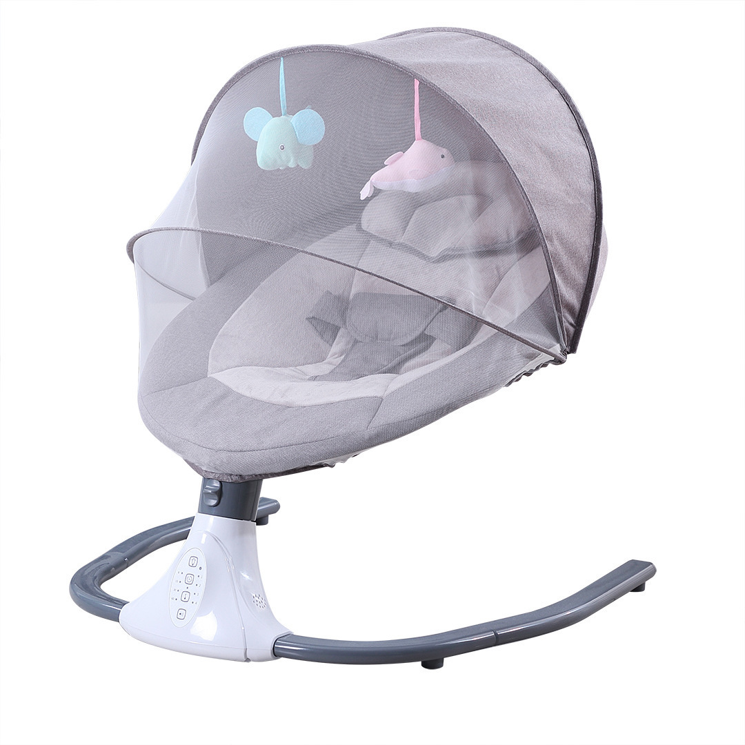 2023 Portable  Automatic Electric Swing Rocking Infant Musical Baby Swing Chair