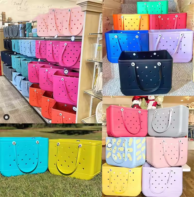 2024  New Arrival Gift For Women Or Pet wholesale bogg bag xl Support Custom Eva Wholesale Bags Custom Eva Beach Bogg Bag