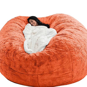 Oversized Huge Recliner Sofa Fat Sac Bean Bag Chair Modern Extra Large Fur Bed Bean Bag Couch Seat Without Filling