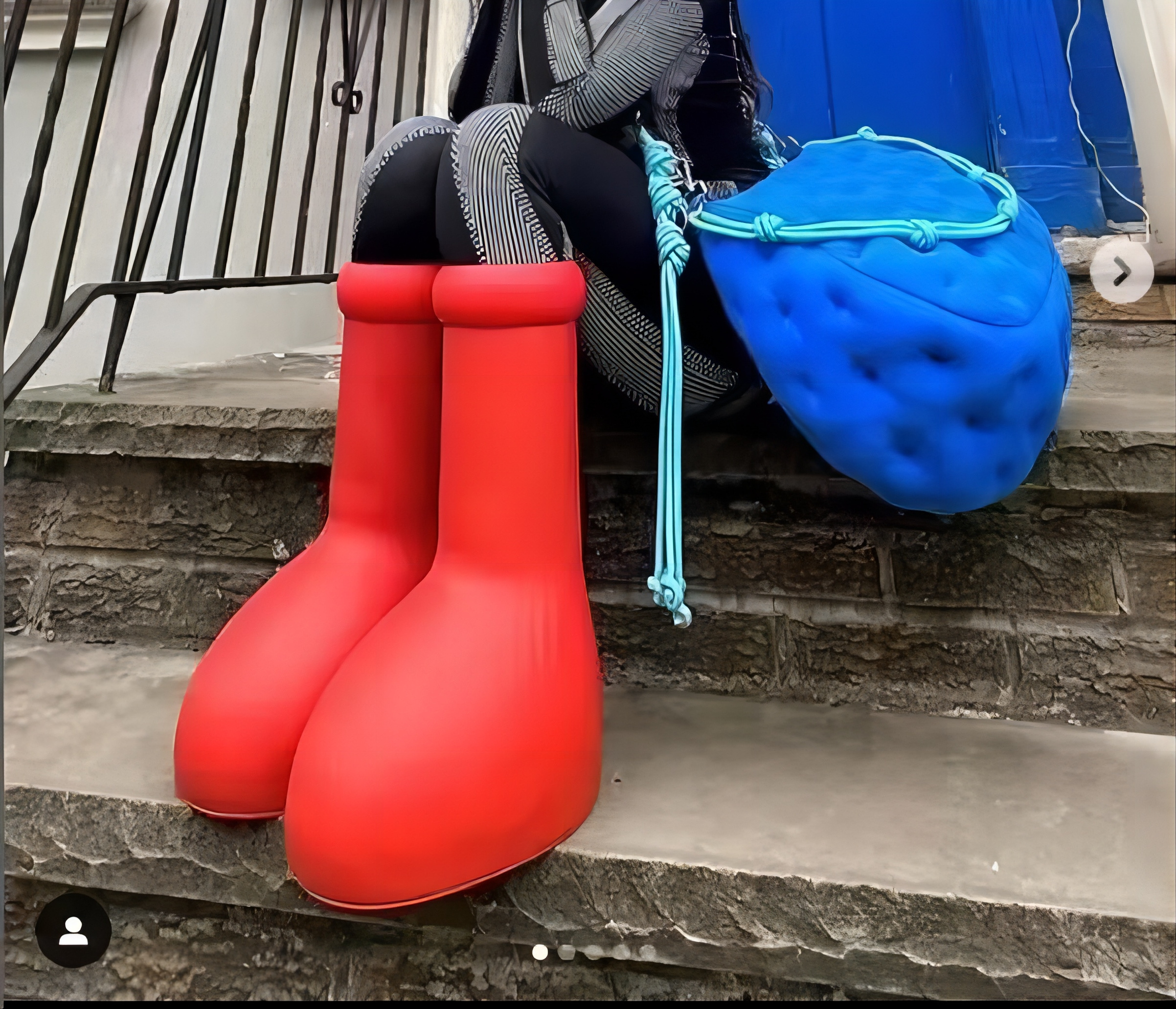 Astro Boy Mschf Big Red Boots Eva Boots Shoes High Quality Drop Ship Water Proof Rain Cartoon Winter Shoes for Women Plush