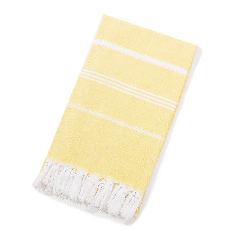 Newest Style Turkish Cotton Beach Towel Absorbent Sand Free Towel With Tassels In Bulk