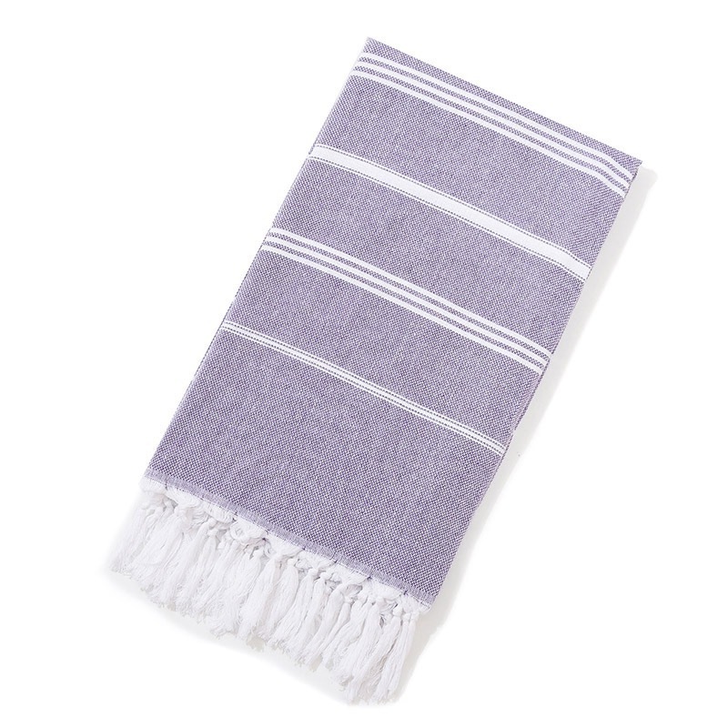 Newest Style Turkish Cotton Beach Towel Absorbent Sand Free Towel With Tassels In Bulk