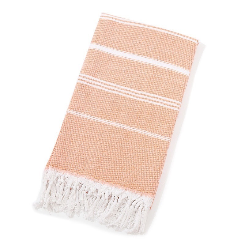 Newest Style Turkish Cotton Beach Towel Absorbent Sand Free Towel With Tassels In Bulk