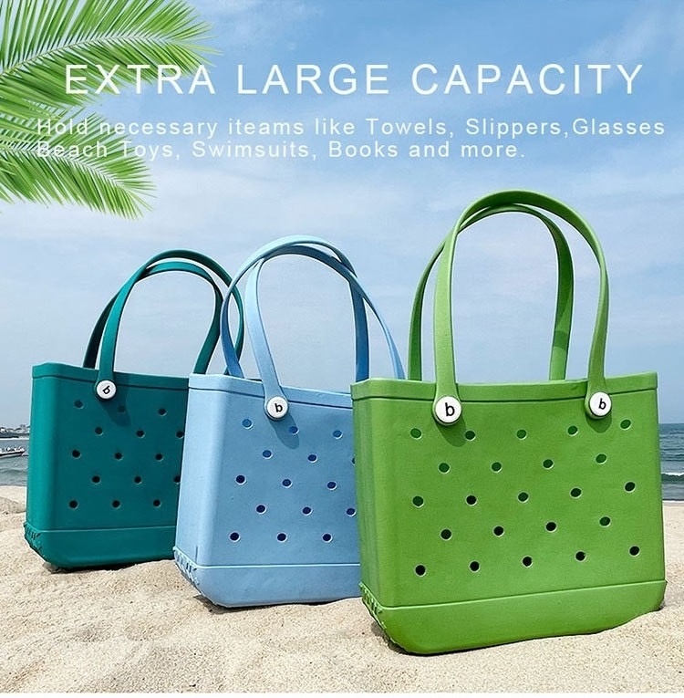 Wholesale Bogg Bag Xl Hand Tote Simply Southern Eva Bogg Beach Bag Silicone Beach Bogg Bag Bog