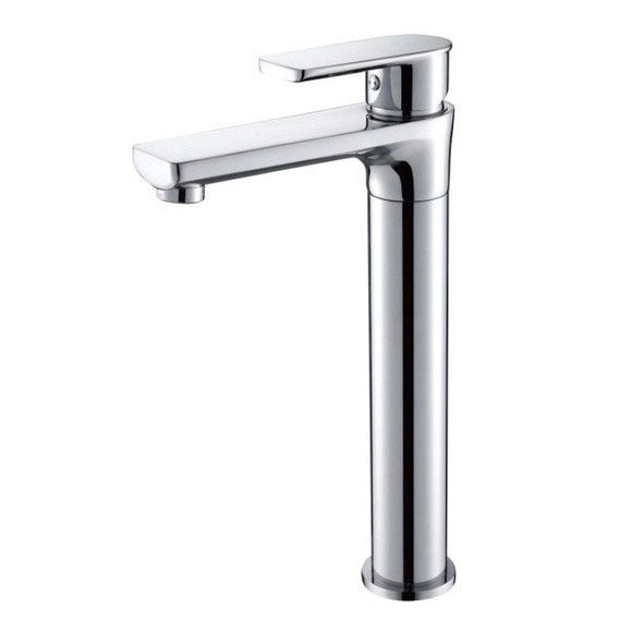 Good Quality Brass Cold Water Basin Bibcock Chrome Wash Basin Mixer Taps Single Handle Basin Faucet