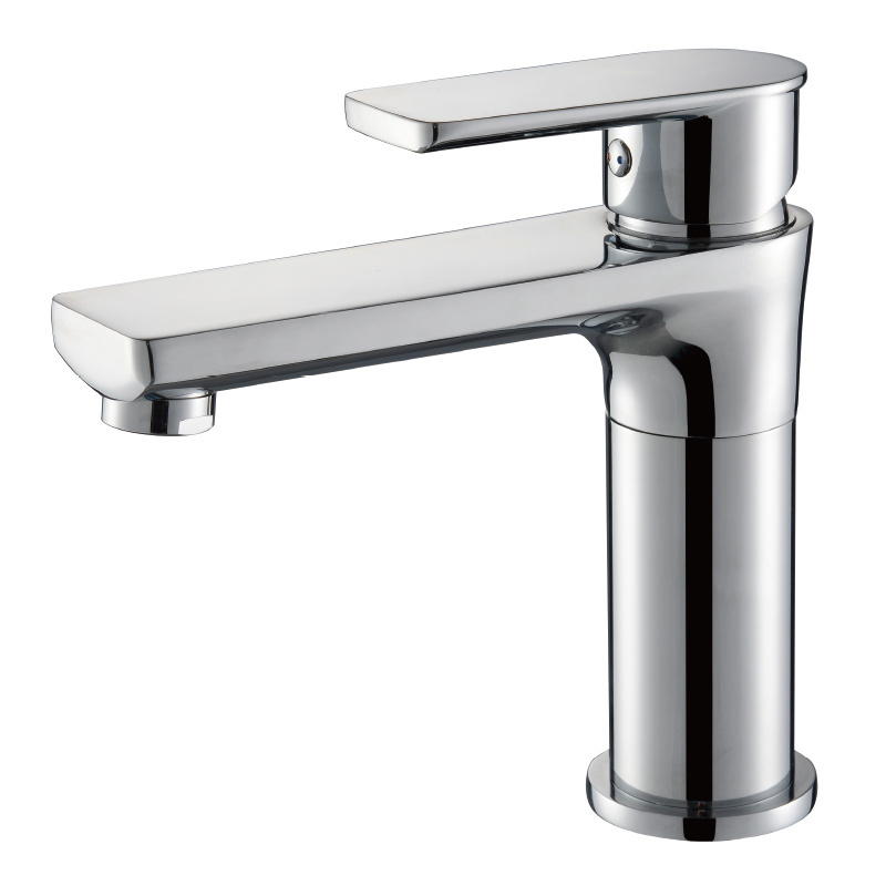 Good Quality Brass Cold Water Basin Bibcock Chrome Wash Basin Mixer Taps Single Handle Basin Faucet