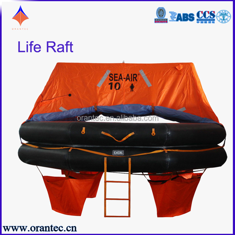 6 to 35 Person Self Inflating Throw Overboard Inflatable Life Raft Cheap Price