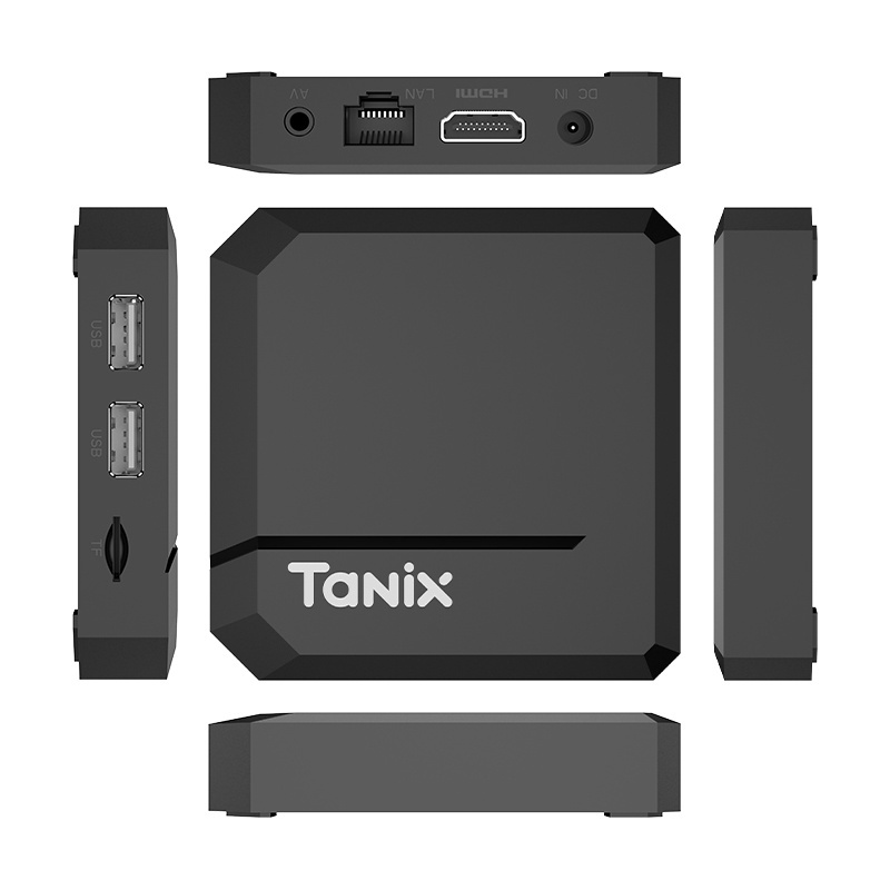 2024 Tanix TX2 8K Super Decoder Set Top Box Allwinner H618 Wifi 2.4G 5G Box Android Iptv