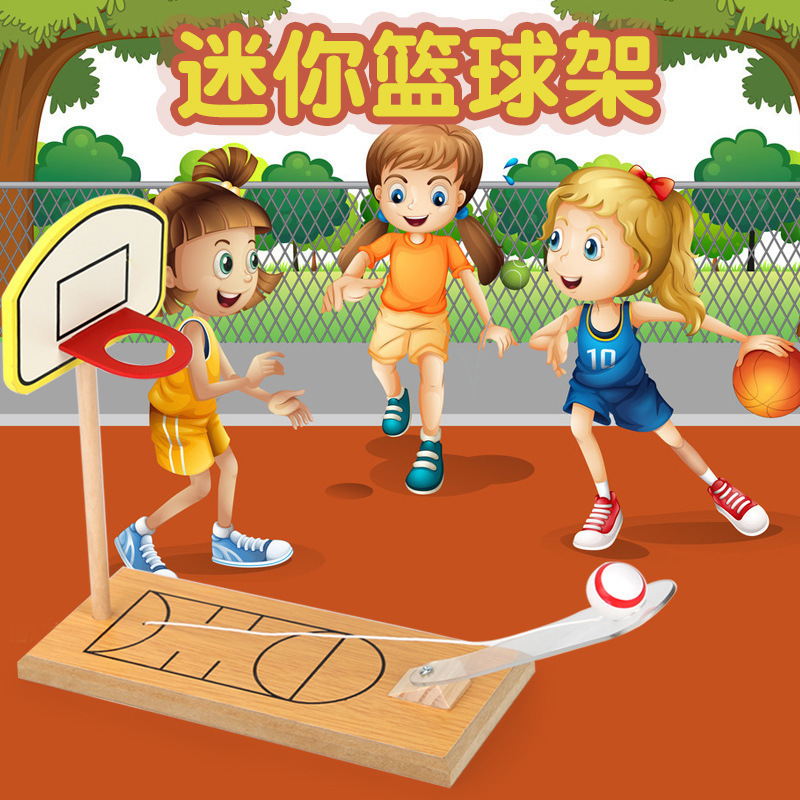 Hot toy for kids intelligence sports game gifts for 5 year old boy wooden mini basketball hoop with stand educational wooden toy