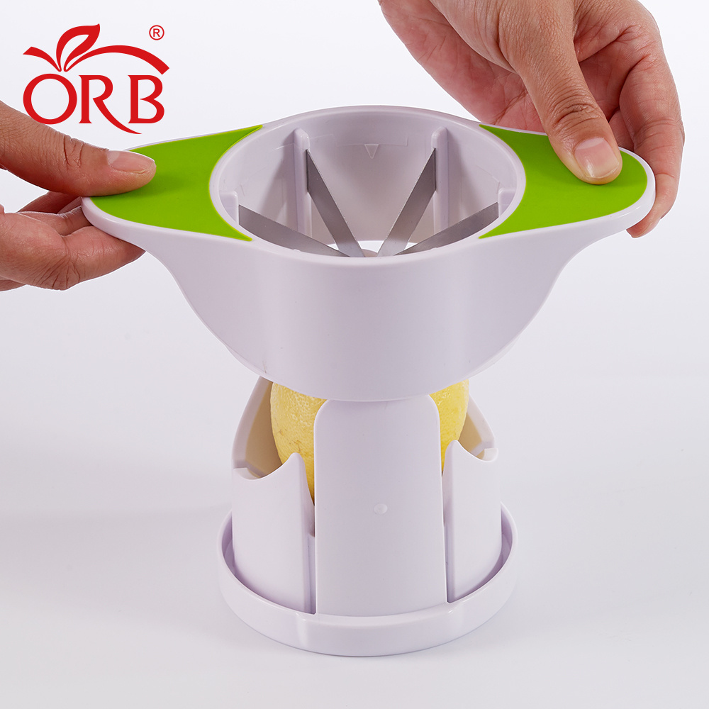 Free sample  Stainless Steel Blade multifunctional Vegetable Fruit Apple cutter lemon slicer