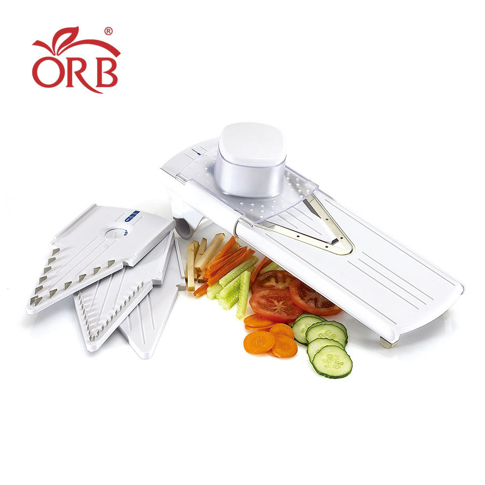 Commercial plastic 4 blades vegetable v mandoline slicer