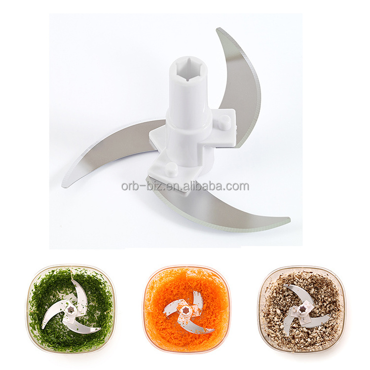 Kitchen gadgets plastic Mini Manual Fruit and Vegetable Salad Hand Held Food Chopper