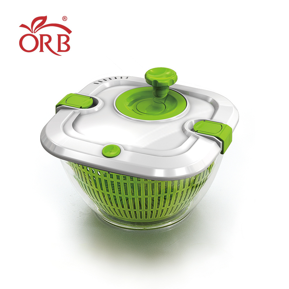 kitchen accessories vegetable Spin dryer  plastic manual easy to use salad spinner and Chopper