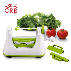 Hot Sale  Kitchen multi manual vegetable spiral slicer spiralizer Vegetable Sheet Cutter