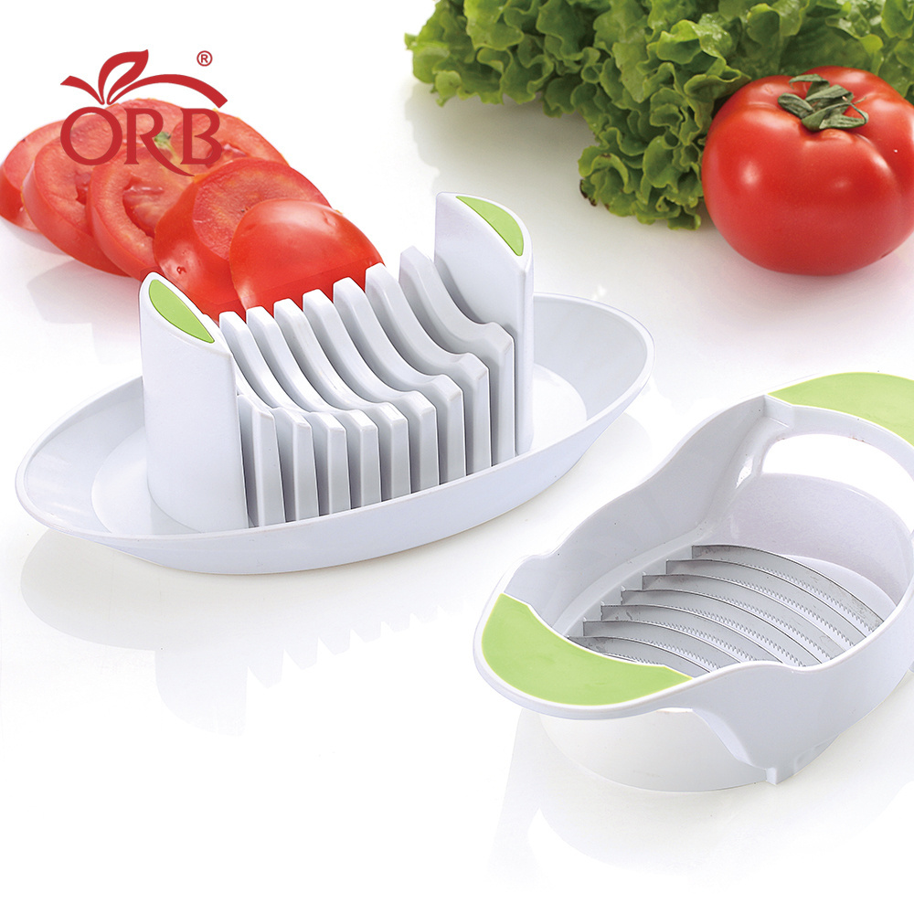 kitchen gadgets hand multifunction Stainless Steel Blade mushroom tomato cutter slicer fruit cutter tools