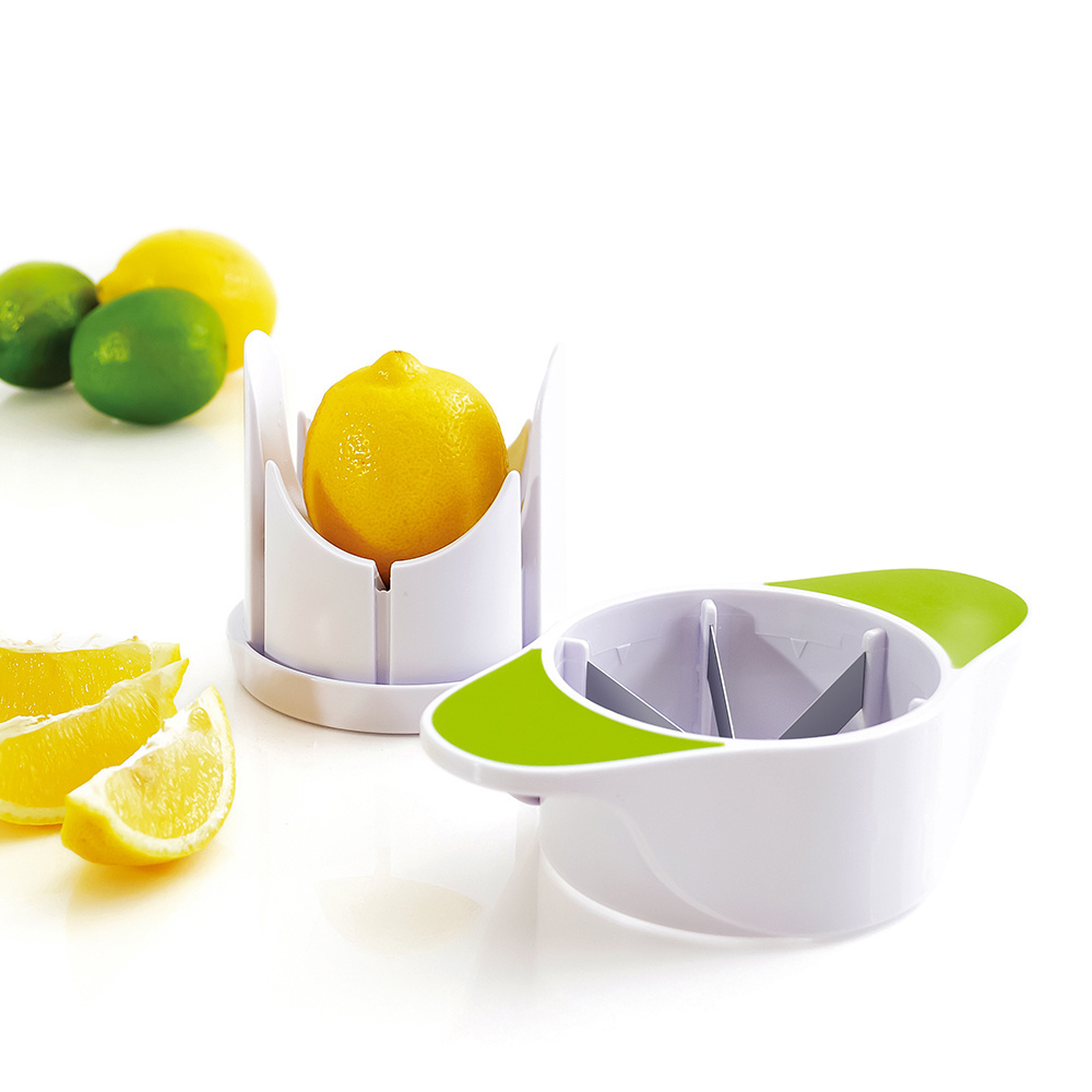 New design Fruit Vegetable Tools hand held fruit lemon cutter Citrus Wedge slicer