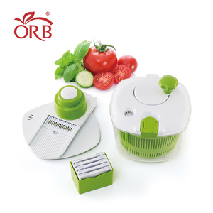 Salad Mixer vegetable slice multifunction collapsable salad spinner and Chopper kitchen manual for hotel restaurant