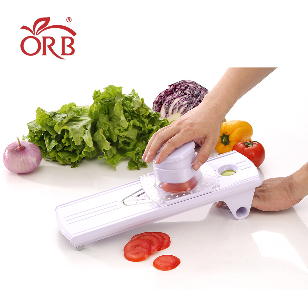 Commercial plastic 4 blades vegetable v mandoline slicer