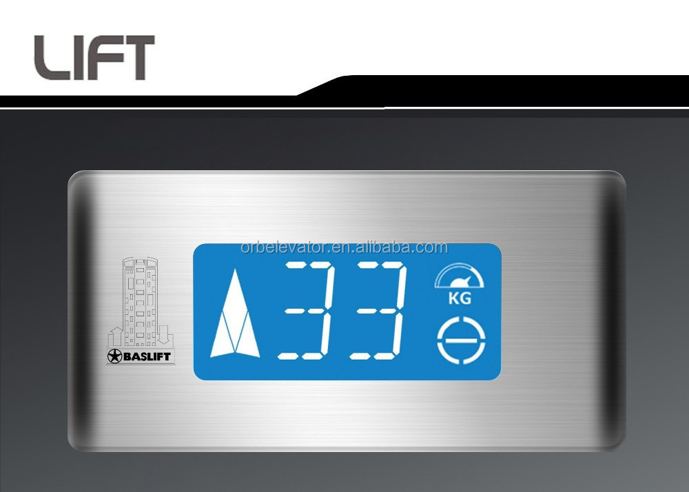 Elevator segment LCD display floor display