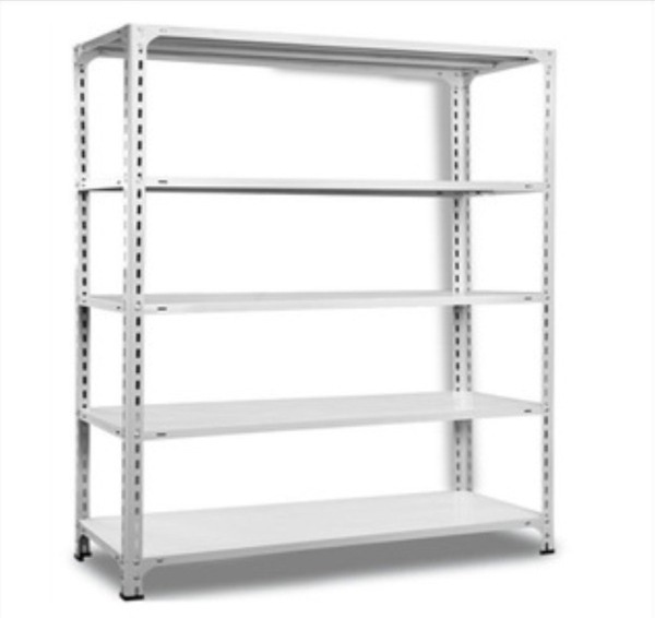 China Supplier warehouse slotted angle boltless rack/heavy duty rivet boltless shelving/Iron metal storage slotted angle