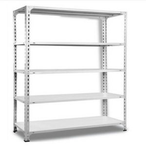 China Supplier warehouse slotted angle boltless rack/heavy duty rivet boltless shelving/Iron metal storage slotted angle