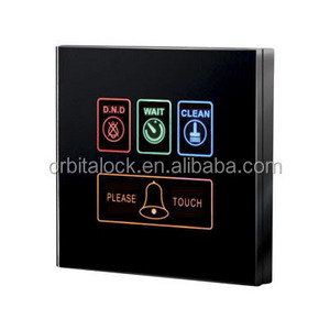 Orbita hotel bedside doorbell system 4 gang smart touch switch/Don't disturb/Clean up