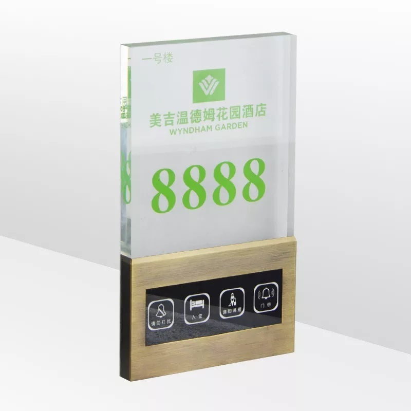 ORBITA DS-66Hz hot sale backlit lighting hotel  door plate signage