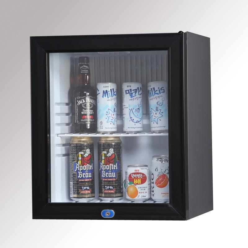 Orbita 40L hotel mini refrigerator with locks and keys, solid door hotel mini fridge,electronic hotel room refrigerator