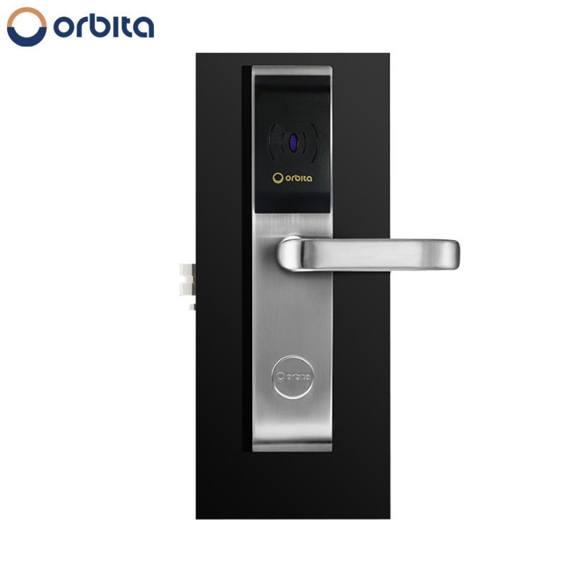 Orbita Professional smart card hotel interior door lock system with free software &mechanical key