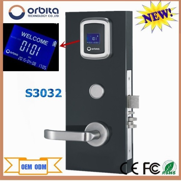 Door latch system key programmer hotel security door lock