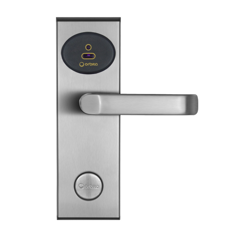 Hotel top security card lock with handhold unit