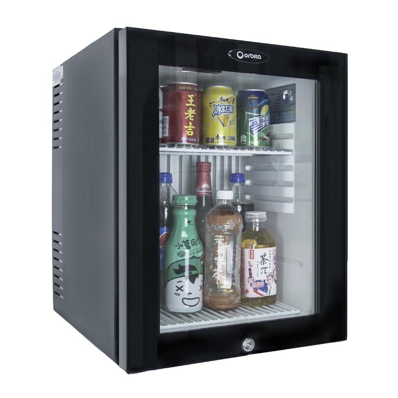 Hotel gas mini fridge with lock and key