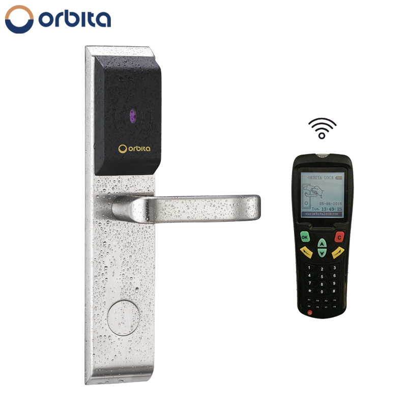 Orbita E3041 Safe Hotel Lock 304 Stainless Steel Keyless Electronic Hotel Door Lock