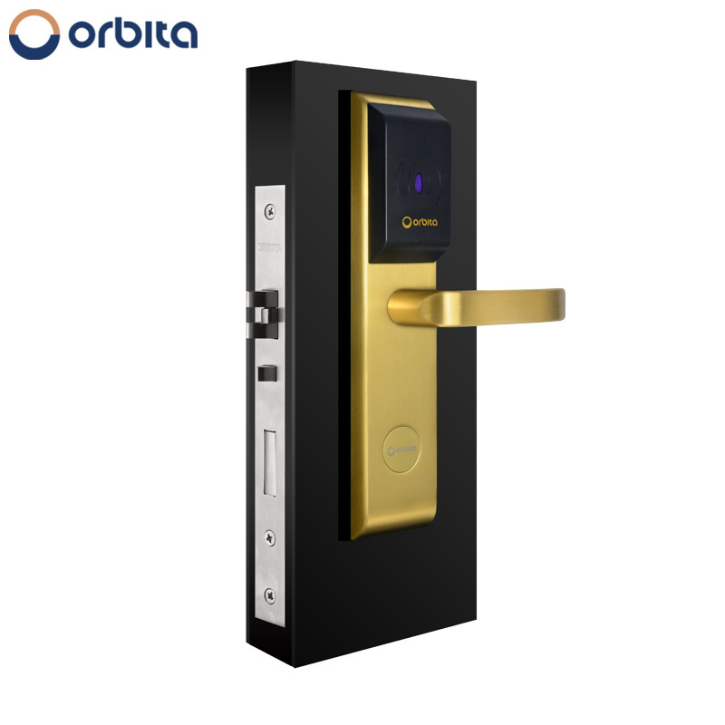 Orbita fireproof door lock digital keyless hote lock zigbee card door lock with network E3041Z