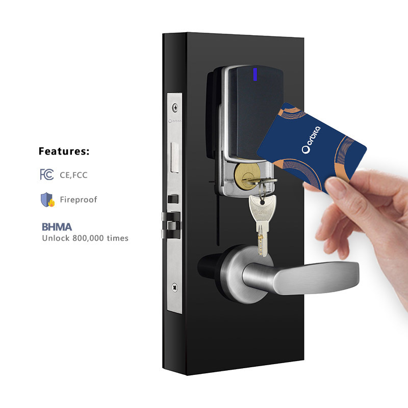 Orbita High Security Master Key Rfid Key Card Electronic Hotel Smart Door Locks With Free Management Software System