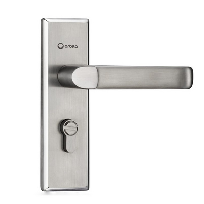 Orbita stainless steel  coin operated toilet bathroom door handle lock with lock without key