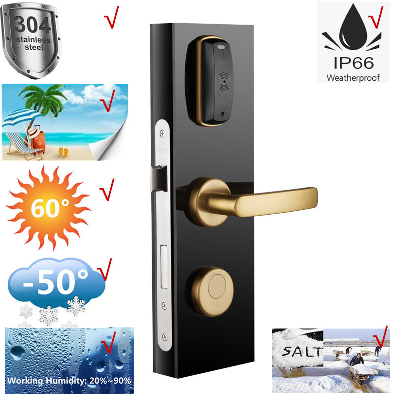 Orbita wholesale RFID Card Hotel Door Lock System Price, fashion smart key card hotel lock europe