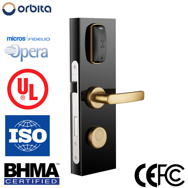 Orbita wholesale RFID Card Hotel Door Lock System Price, fashion smart key card hotel lock europe