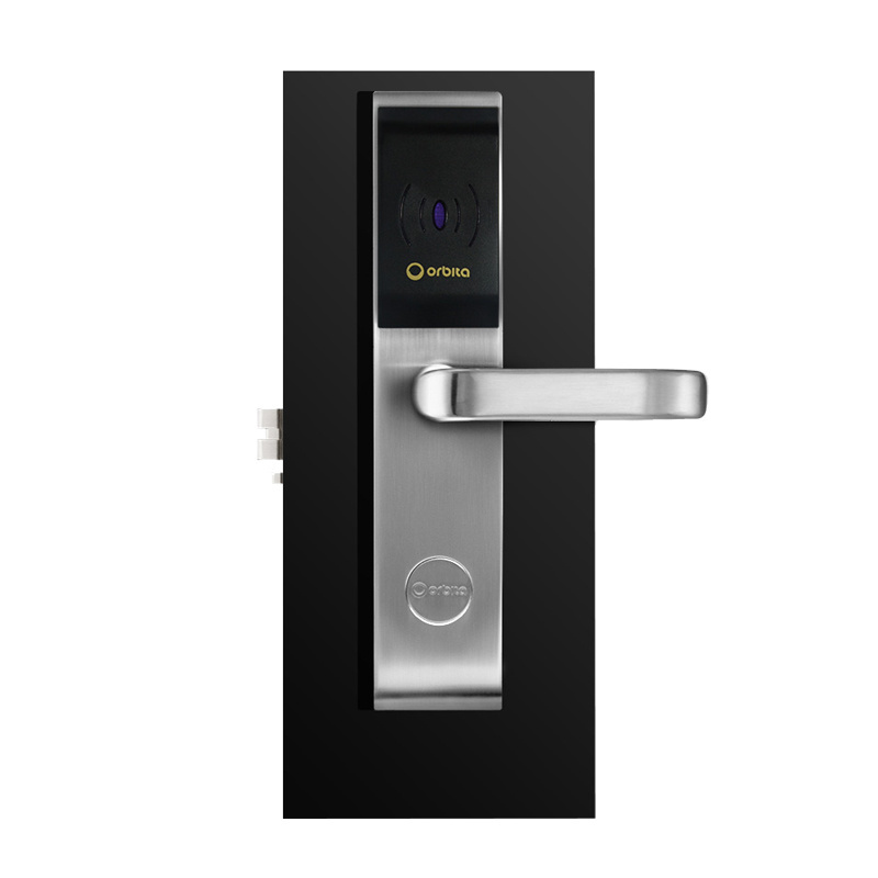 Orbita waterproof security swipe card key door lock hotel lock system with PMS software