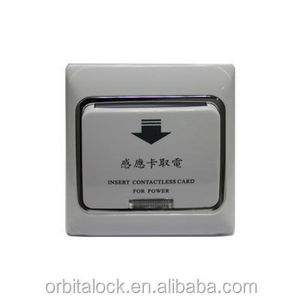 Hotel key card light switch wall mounted energy saving switch