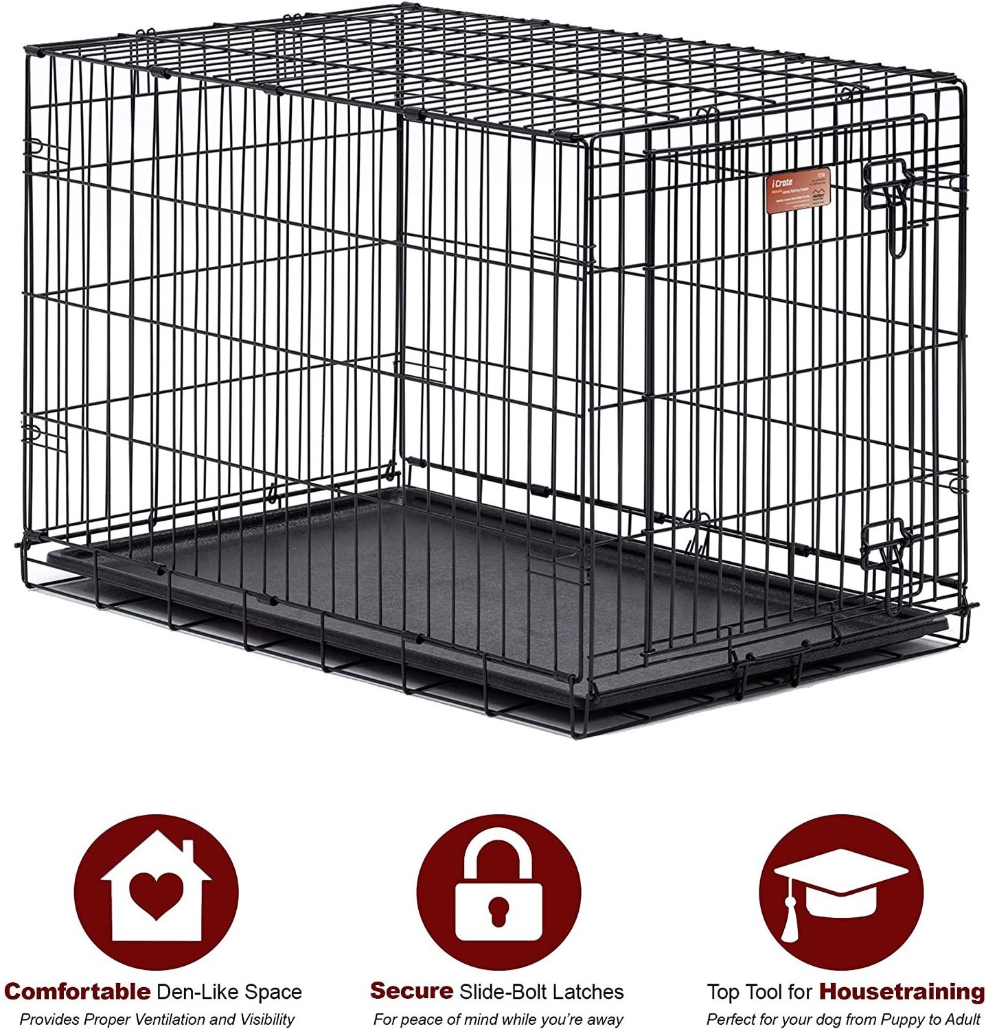 Heavy Duty Pet Cage Collapsible Dog Cat Rabbit Puppy Folding Crate