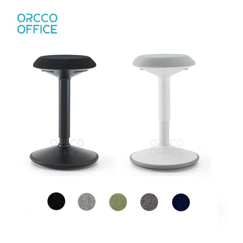 Office Lounge Ergonomic Active Standing Desk Home sit stand High adjustable Swivel Rolling Balance Round Wobble Stool Chair