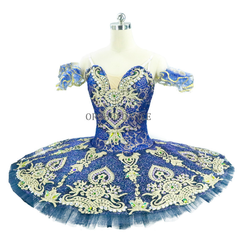 Professional New Design Custom Size Adult Blue Classic Nutcracker Ballet Tutu Costumes