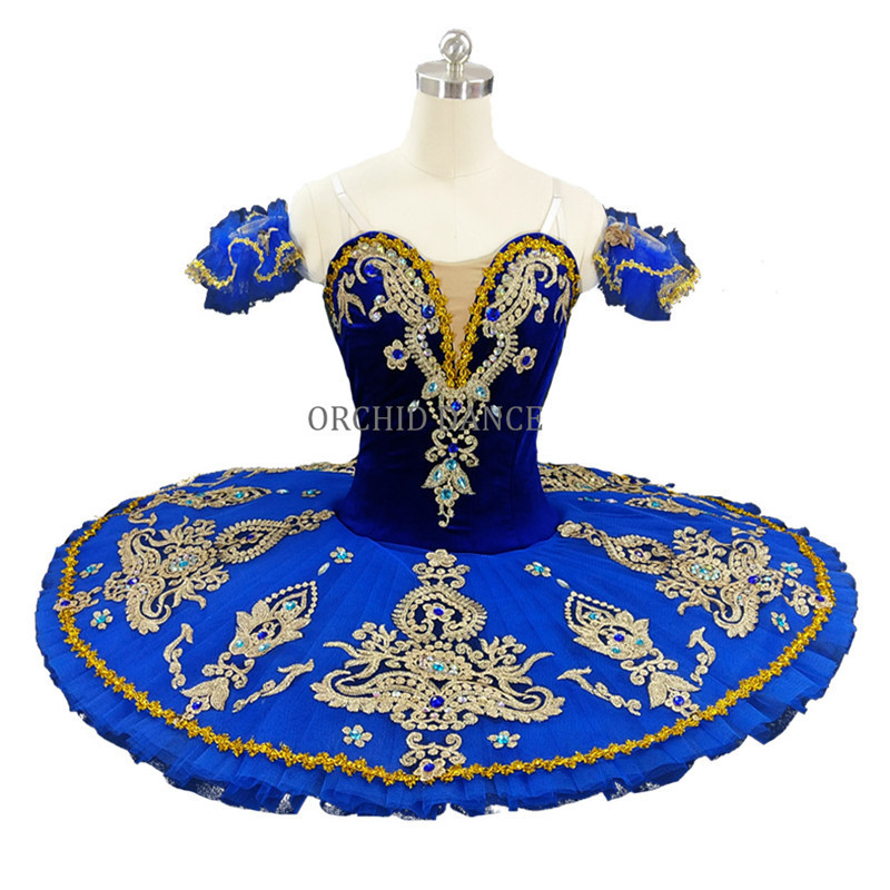 Professional New Design Custom Size Adult Blue Classic Nutcracker Ballet Tutu Costumes