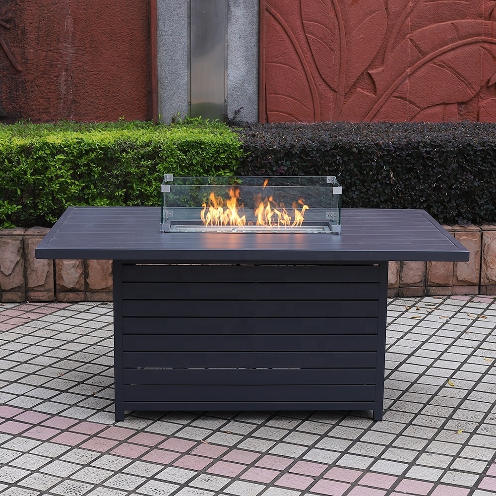 outdoor fireplace garden supplies set table top gas fire pit patio rectangle propane fire pit tables with glass hotel furniture